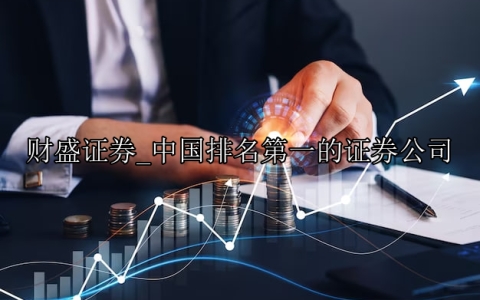 中国排名第一的证券公司